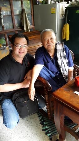 Ajahn Prakong with Anthony Tang