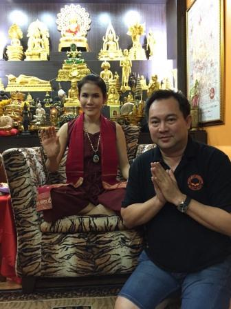 Ajahn Thep with Anthony Siam
