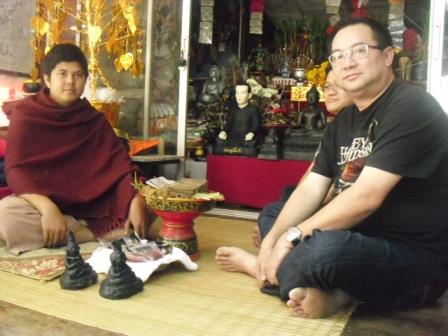 Ajahn Khun Kham with Anthony Siam