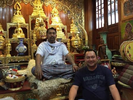 Ajahn Or with Anthony Siam