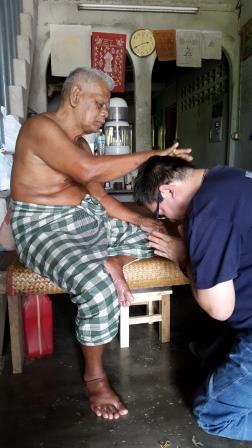 Ajahn Plien with Anthony Siam