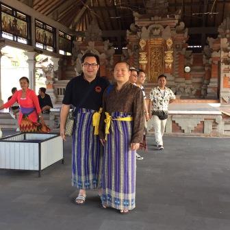 Ajahn Subin with Anthony Siam in Bali