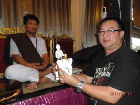 Ajahn Veerathep with Anthony Siam