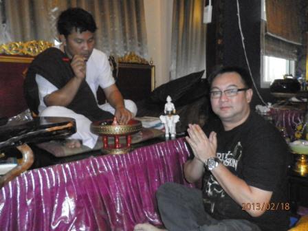 Ajahn Veerathep with Anthony Siam