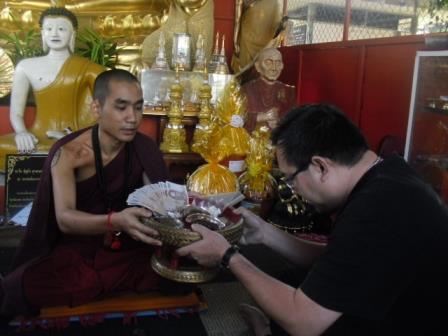 Kruba Tay Charangsi with Anthony Siam