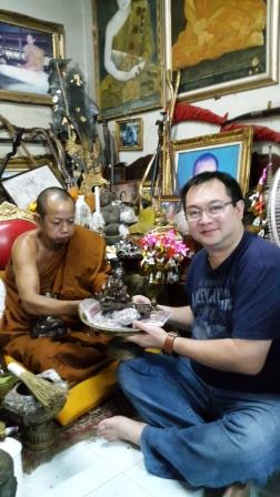 Ajahn Uthai with Anthony Tang