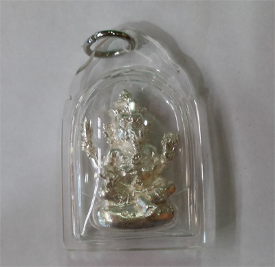 Phra Pikanet - Silver - No.18 - LP Dee